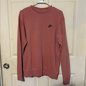 Nike light pink  oversized Crewneck Sweatshirt